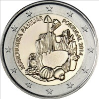 Portugal 2 euro comm 2014 'Internationaal jaar van de Boerenfamilies' UNC Portugal 2 euro comm 2014 'Internationaal jaar van de Boerenfamilies' UNC